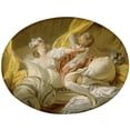 thumbnail image 2 of Jean-Honoré Fragonard 18x15 Black Ornate Wood Framed Double Matted Museum Art Print Titled - The Beautiful Servant, 2 of 5