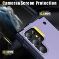 thumbnail image 4 of JTCASES for Samsung Galaxy S22 Ultra Case, Foldable Kickstand Heavy Duty Protective Rugged Hybird Anti-slip Shockproof/Drop Resistant PC TPU Shell for Samsung Galaxy S22 Ultra, Lightpurple, 4 of 7