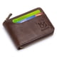 thumbnail image 5 of Billetera de Cuero Cartera de cuero con cremallera plegable para bolsa de viaje BULLCAPTAIN Billetera de Cuero, 5 of 7