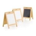 thumbnail image 6 of Guidecraft Set of 3 Miniature Folding Mini Message Boards - Dry-Erase White Board, Chalkboard, Office Product and School Supply, 6 of 7