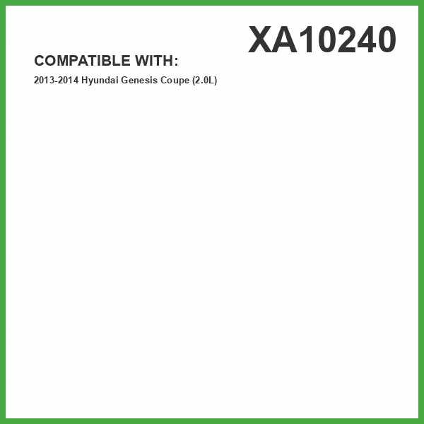 ECOGARD XA10240 Premium Engine Air Filter Fits 2013-2014 Hyundai Genesis Coupe