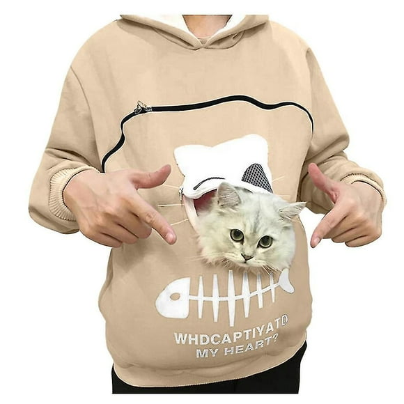 Fashion Cat Lover Hoodies Women Kangaroo Pocket Hooded Sweatshirts Dog Pet Paw Pullover Tops Long Sleeve Zipper Hoodie Sudaderas Jzz