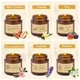 thumbnail image 2 of Giphtpoeet 6 Pack Scented Candles Soy Wax Aromatherapy Jar Candle Gift Set, 21oz, 2 of 9