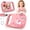Pink, variant on USCAMEL 2 in 1 Kids Camera, Digital Selfie Camera for Photos Recording, 2.4" 1080P HD Screen, Portable Creative Toy, Birthday Gift for Girls & Boys Ages 3-12 with Neck Strap