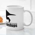 thumbnail image 5 of CafePress - Funny T Rex Hates Pushups Mug - 11 oz Ceramic Mug - Novelty Coffee Tea Cup, 5 of 6
