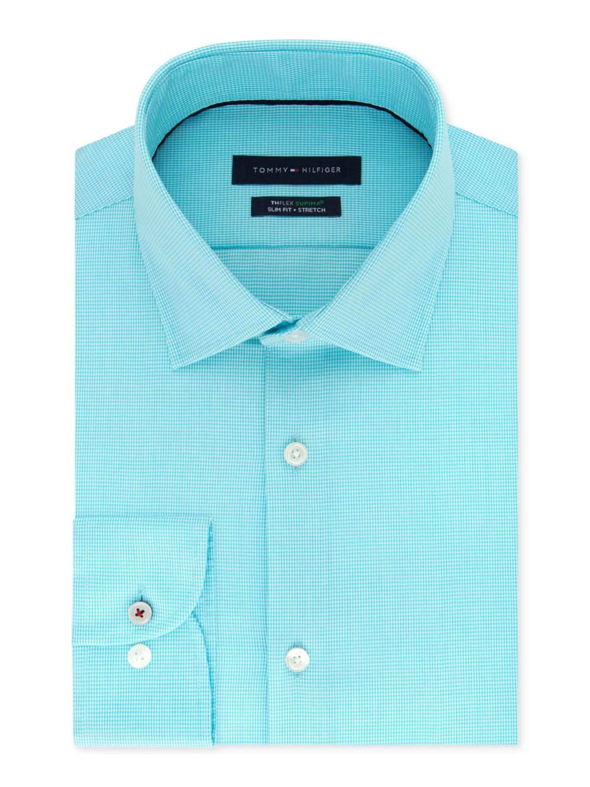 Tommy Hilfiger Mens Non-Iron Slim Fit 