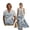 Blue Sea Wave, variant on FOR U DESIGNS Blue Sailboat Print Matchable Couple Clothes Hawaiian Husband and Wife Clothing Linen-Style Casual Button Shirt and Sleeveless Sundress Summer Dress