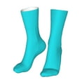 thumbnail image 6 of Fuzoiu Aqua Print Crew Socks,Casual Athletic Gym LightWeight Thin Socks,Casual Crew Socks for Men Woman,Calf Length Crew Socks, 6 of 7
