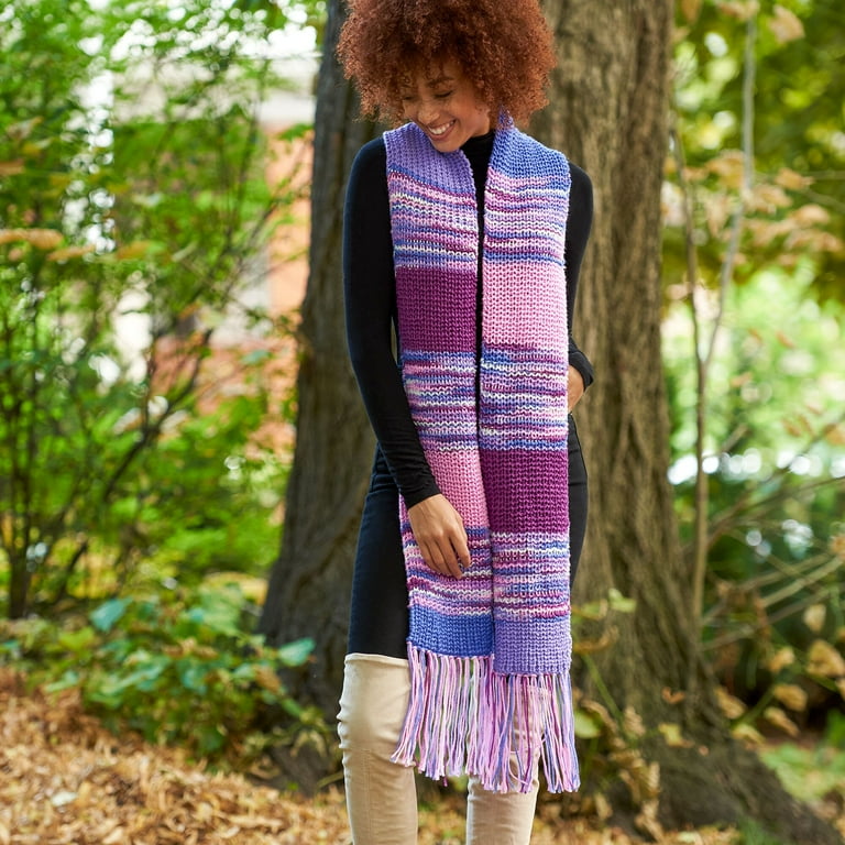 Red Heart Super Saver Jumbo Acrylic Yarn Amethyst 14oz/396g 744