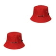 thumbnail image 1 of Baohd 1/2/3/5 Polyester Breathable Fisherman Cap For Sun Protection And Comfort Sunscreen Fisherman Cap Hat Summer red 58cm 2PCS, 1 of 6