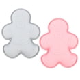 thumbnail image 4 of CIMAXIC 2Pcs DIY Silicone Baking Molds Gingerbread Man Shape Mold Handmade Cake Mold,8.35"X6.46"X1.22", 4 of 5
