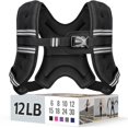 thumbnail image 1 of Chaleco lastrado Zeerun de 5,5 kg con franjas reflectantes ajustable, 1 of 8
