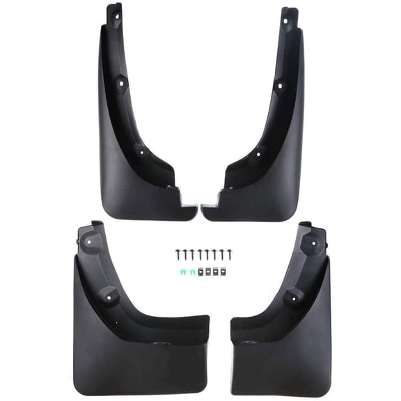 A-Premium Splash Guards Mud Flaps Mudflaps Replacement for Toyota RAV4 2006-2012 with Factory Fender Flares 4-PC Set