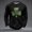 Green, Grey, White, Black, variant on Ceisia Men's St. Patrick's Day Vintage Four-Leaf Clover Crewneck | Waffle Knit Relaxed Long-Sleeve Casual Top Gift