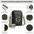 thumbnail image 2 of YOOLIFE Crossbody Bags for Women, Leather Initial Sling Bag Purses Phone Cross Body Shoulder Wallet Bag for Women Trendy Fanny Pack for Women, 2 of 6