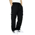 thumbnail image 1 of Dream USA Heavyweight Cargo Sweatpants, Black, 2XL, 1 of 1