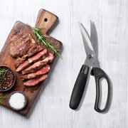 Kitchen Scissors All Purpose Shears, Heavy Duty Poultry Shears for Chicken Food Meat, Spring-loaded Handle