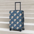 thumbnail image 6 of Susaid Astronaut Corgi Dog Print Elastic Washable Suitcase Cover with Hidden Zipper, Fits 18-32 Inch Luggage for Protection During Travel-Large, 6 of 7