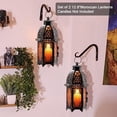 thumbnail image 4 of Set de 2 faroles marroquíes DECORKEY para velas, 33 cm, 4 of 8