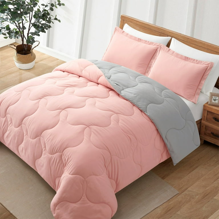 Comforter and top pillow shams