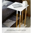 thumbnail image 6 of Yamazaki Home C Side Table, White, Steel, Supports 11 pounds, 6 of 7