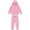 Pink, variant on Kids Hoodie and Sweatpants Set Long Sleeve Pullover with Drawstring Waist Jogger Pants Two Piece Outfit for Boys Girls