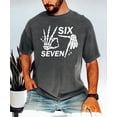 thumbnail image 2 of Six Seven Skeleton Shirt for Men & Women Funny Gen Z 6 7 Halloween Meme Tee Pepper Shirt Adult Large, 2 of 4