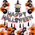 thumbnail image 1 of Parodia de papel de aluminio de Halloween Decoración de fiesta de calavera engañosa Orname de papel de aluminio Wmkox8yii fhajkh3026, 1 of 1