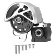 thumbnail image 1 of 1/10 Aluminum Alloy RC Gearbox Assembly Steel 87T Spur Gear Set for Axial SCX10 SCX10 II Silver, 1 of 1