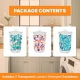 thumbnail image 3 of Skywin Laundry Pod Container Jar with Lid (Clear) - 3 Pack Tall Laundry Pod Storage Container for Laundry Room Organization Laundry & Dishwasher Pod Laundry Container, 3 of 7