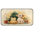 thumbnail image 2 of 39x20 Inch Non-Slip Floor Mat Hallway Runner Rug Entrance Floor Mat Runner for Kitchen and Living Room Cat and Dog with Christmas Tree, 2 of 8