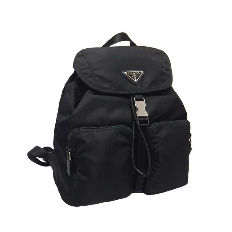 Prada Re-Nylon Black Drawstring Small Rucksack Backpack Prada Re-Nylon Black Drawstring Small Rucksack Backpack