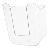 LEORX Clear Tissue Box Wall Mounted Wipe Dispenser Simple and Practical Waterproof Material Kitchen Use 1Set