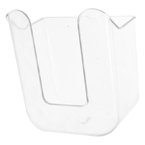 LEORX Clear Tissue Box Wall Mounted Wipe Dispenser Simple and Practical Waterproof Material Kitchen Use 1Set