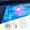 A, variant on Ohmyroo Submersible Pool Lights Underwater USB Rechargeable RGB Color Changing LED Lamp With Remote Control IP68 Waterproof