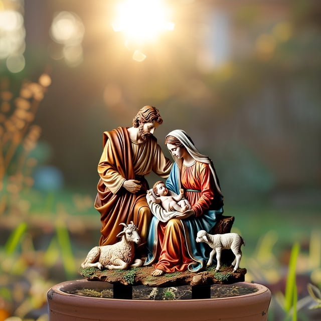 Colgante de acrílico resistente al desgaste para el nacimiento, decoración colgante de acrílico, decoración navideña para el nacimiento, material acrílico duradero, elegante diseño colgante,