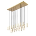 thumbnail image 5 of Z-Lite Stari 23 Light Linear Chandelier in Modern Gold color, Steel frame, 5 of 8