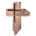 thumbnail image 1 of CA Gift 244332 7 x 9.75 Po Mur Croisé Notre Famille - Rustique, 1 of 1