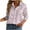 Pink, variant on felwors Womens Button Down Shirt Long Sleeve Blouse Business Work Tops Dressy Casual Floral Printed Outfits (Pink, XL)