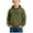 Army Green, variant on Ulanda Boys 2pc Sweatshirts Long Sleeve Fleece Hoodie with Pant Thick Fashion Plain Hooded Pullover for Teens Kids Clothes (Orange, 13-14 Years)