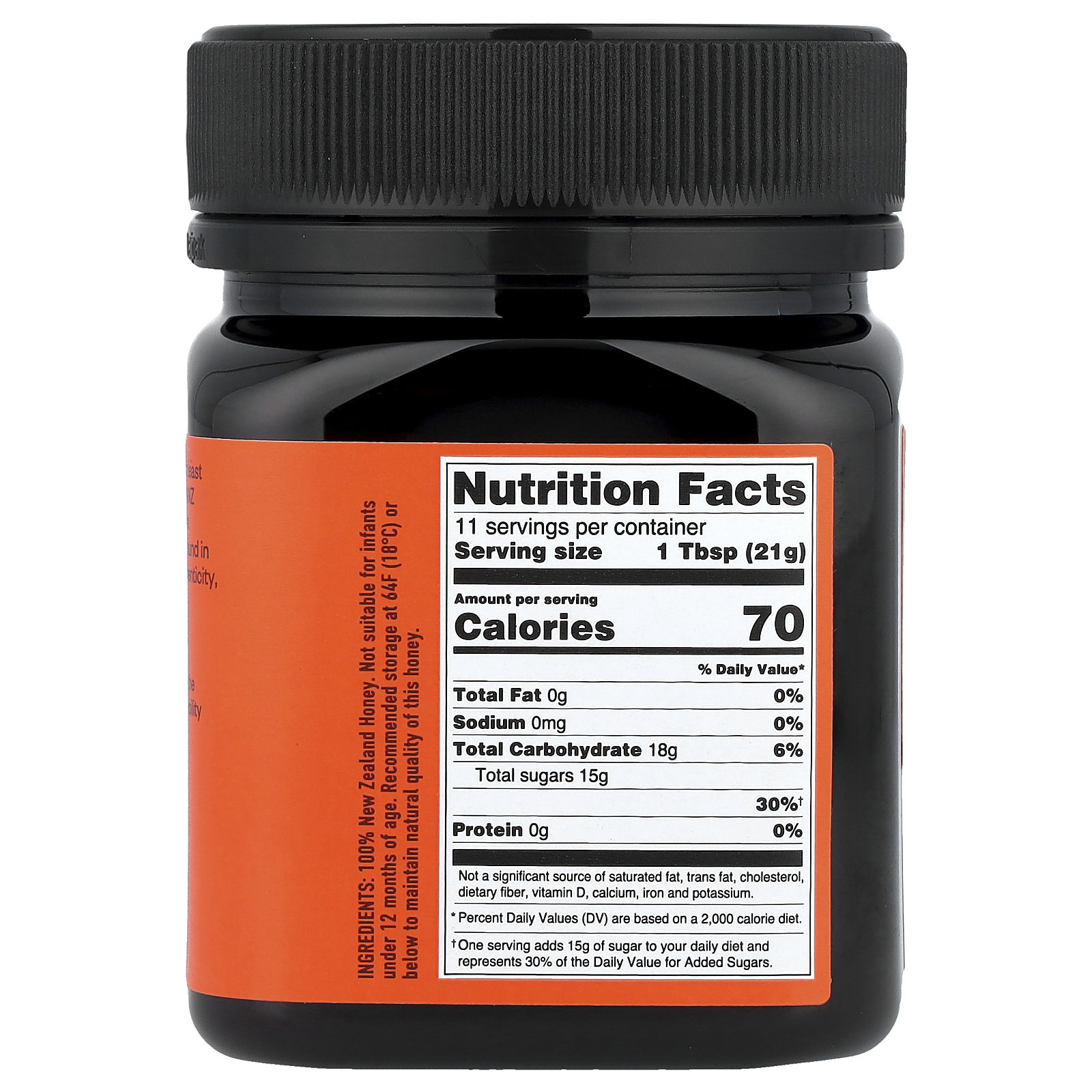 Egmont Honey Manuka Honey, Raw & Unpasteurized, UMF™ 18+,  MGO 700+, 8.8 oz (250 g)