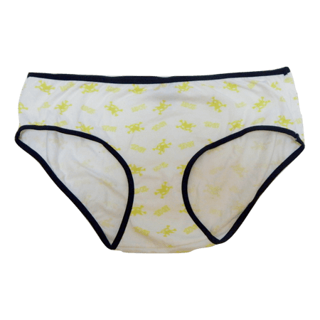 BAD CAT Juniors Panty Hipster Brief (Size 16  White)
