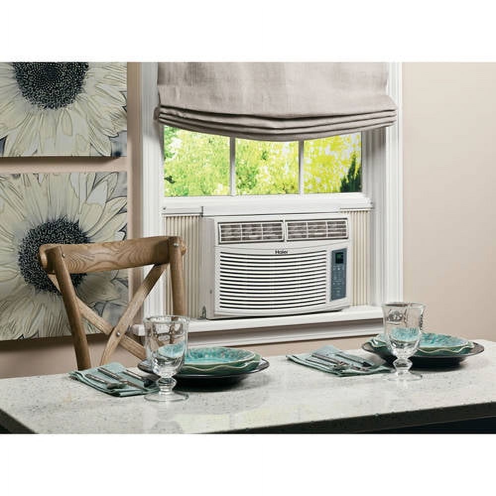 Haier 8,000 BTUs Air Conditioner, White, HWE08XCR-L - image 4 of 8