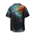 thumbnail image 6 of Daiia Colorful Ink Style Dragon Men's Linen Shirts Short Sleeve Casual Shirts Button Down Shirt for Men Beach Summer Wedding Shirt-Medium, 6 of 6