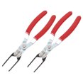 thumbnail image 3 of AURARMLET Red Alloy Steel Pliers 2Pcs for Automotive Relay Puller and Disassembly Tool, 3 of 7