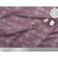 thumbnail image 3 of Soimoi Poly Georgette Fabric Check & Airplane Transport Print Fabric by The Yard 52 Inch Wide, 3 of 3