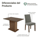 thumbnail image 4 of Juego de Comedor con Mesa y 4 Sillas Madesa Reale MS, 4 of 5