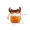 thumbnail image 3 of Bolsas de dulces, suministros de vacaciones, accesorio de bricolaje, saco de aperitivos multiusos, paquete de azúcar para niños, decoración Kits de decoración para fiestas Muñeco de nieve Bearachild HA070794-02, 3 of 6