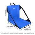thumbnail image 3 of Cojín de asiento universal para silla trasera plegable resistente al desgaste para césped de patio de estadio Sywqhk Para Estrenar, 3 of 3