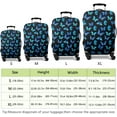 thumbnail image 6 of Blue Butterfly Print Luggage cover Suitcase Washable Spandex Trolley Cases Protector Cover Fit 18-20 Inch Luggage, 6 of 6